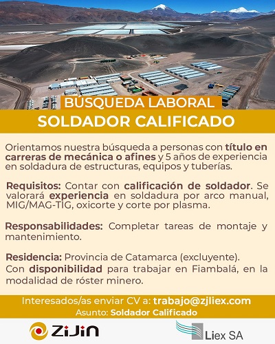 Búsqueda laboral Zijin Liex