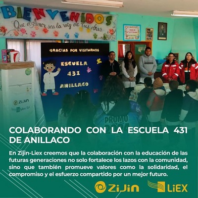 COLABORANDO CON LA ESCUELA 431 DE ANILLACO