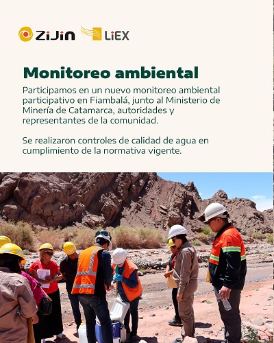 Monitoreo ambiental participativo en Fiambalá